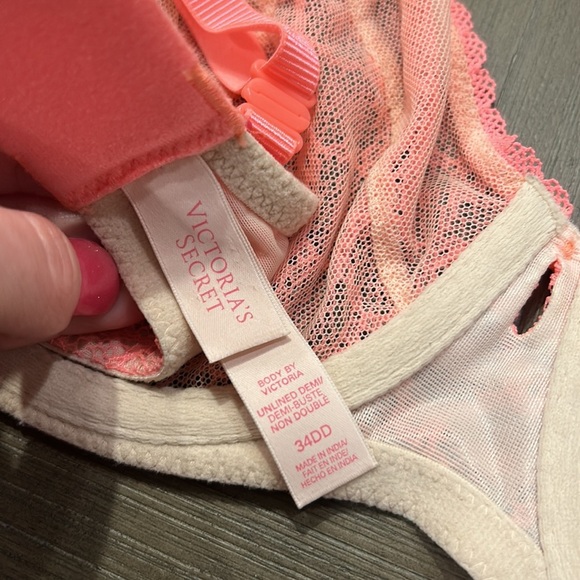 Unlined Demi Coral Bra - Picture 7 of 9